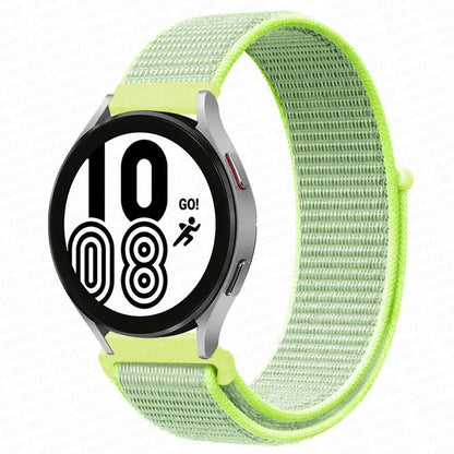 Nylon Loop Band For Samsung Galaxy Watch 6 4 7 classic/5 Pro/active 2/Gear S3 20mm/22mm Bracelet Huawei watch GT 2e 3 pro strap