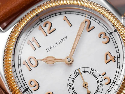 Baltany S4036F 36MM 1926S Oyster Tribute Watch Man Stainless Steel Waterproof Vintage Gold Bezel Automatic Mechanical Watches