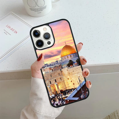 Jerusalem Building Celular Mobile Smartphone Cases For iPhone 17 Air 16 15 14 12 13 11 Pro MAX 6S Plus SE2020 Coque Fundas