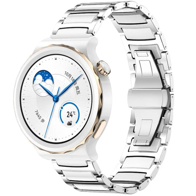 Ceramic Strap For Huawei Watch GT3Pro 43 46mm Bracelet Correa For Huawei Watch 3 4 4Pro GT2 3 GT2e Runner 46MM GT2Pro