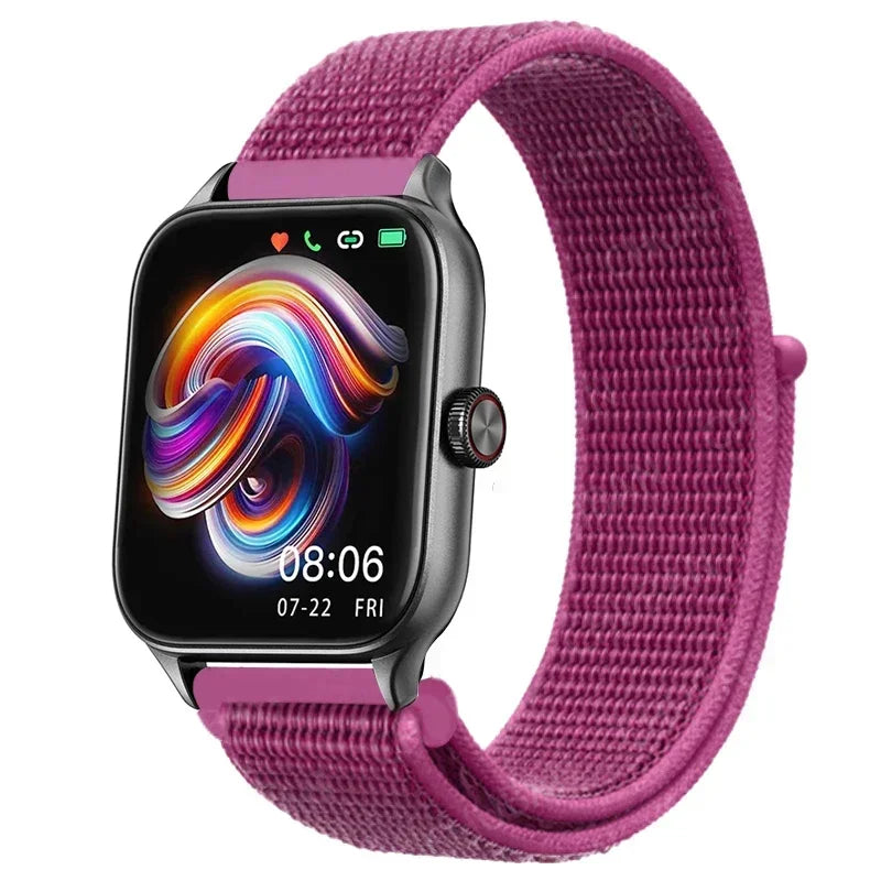 Nylon Loop band For Amazfit GTS 4/2/3pro/2e/GTS2 Mini/GTR 4 42mm/47mm/GTR2/2e/stratos belt bracelet Amazfit bip 20mm 22mm strap