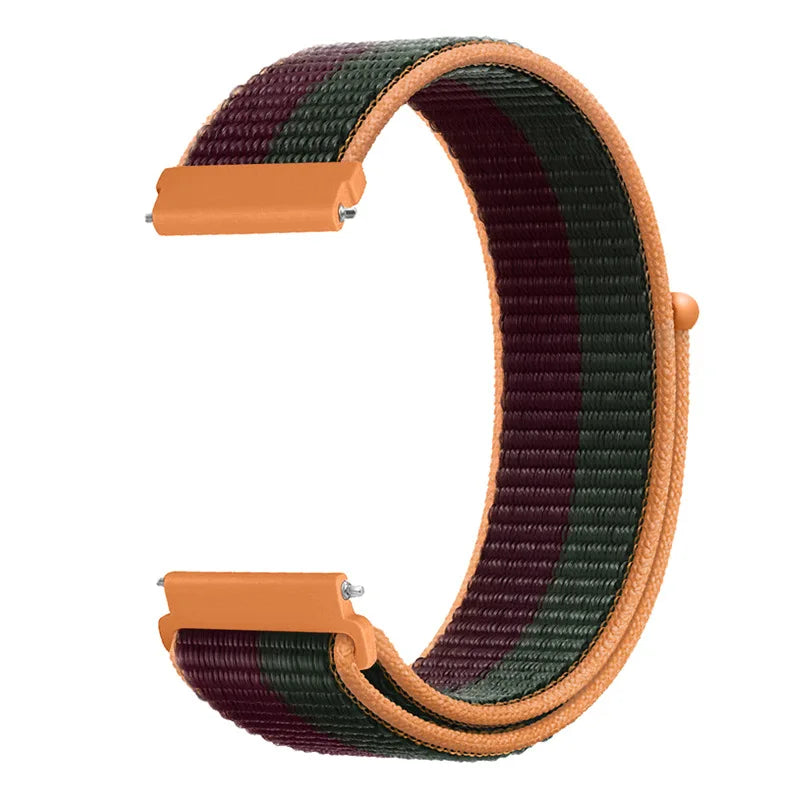 Nylon Loop Strap for Samsung Galaxy Watch 3/4/5/6/Gear S3 Wristband for Huawei Watch 4/GT-2-3-Pro/Amazfit GTR/GTS Belt