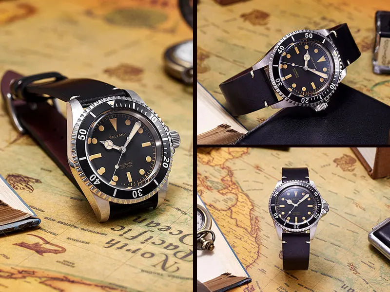 Baltany Men Automatic Watch 39mm Mechaical Wristwatch Sapphire Diver 20ATM Waterproof C3 Luminous NH38 Ceramic Bezel