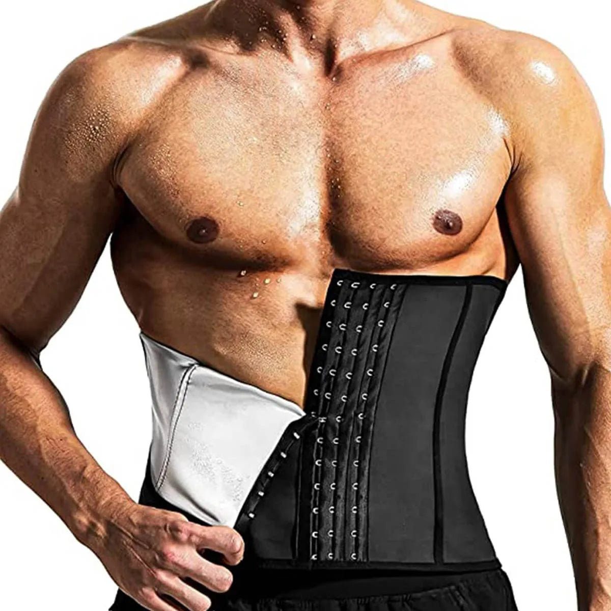 Waist Trainer Trimmer for Men Tummy Control Shapewear Neoprene Sweat Belt Slimming Body Shaper Sport Workout Corsets