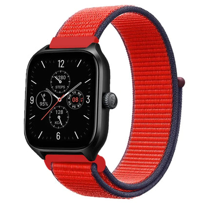 Nylon Loop Strap for Amazfit GTR 47mm/GTR2/2e/3/3 Pro/4/GTS/2/mini/3/4 Bracelet for Amazfit Balance/bip 5/Stratos 2 2S