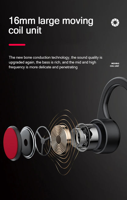 Lenovo X3 Pro Bone Conduction Headphone Bluetooth 5.3 Wireless Headset Waterproof Ear Hook Sports Earphones With Mic