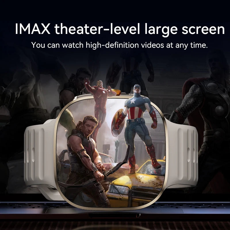 Smart Watch 720*720 AMOLED 2.40 inch Screen Video Call 8GB+128GB RAM 2100 mAh Google Play WIFI GPS Smartwatch