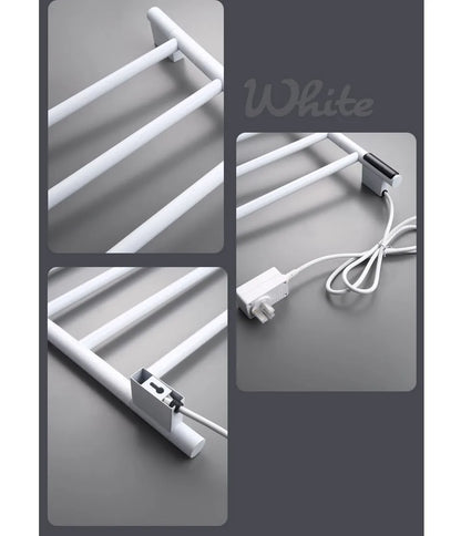 Electric Heating Towel Rails 180° Rotation Left & Right SUS304 Bathroom  Wall Mounted Towel Warmer Holder  220V