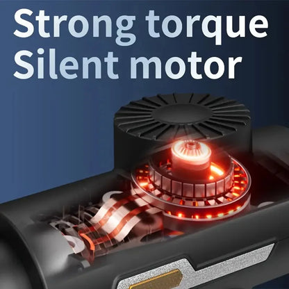 Massage Gun LED Display Fascia Deep Muscle Relax Body Massager Electric Fitness Equipment Noise Reduction