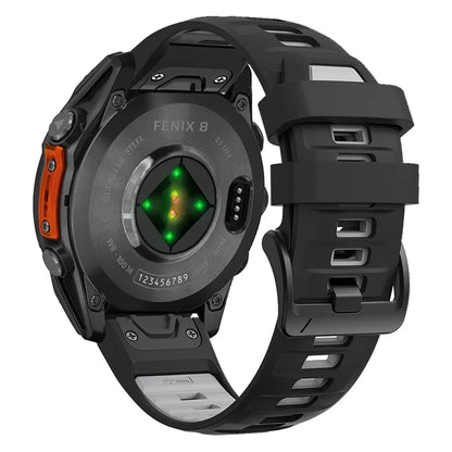 Garmin Fenix 8 43mm 47mm 51mm Sports Original Silicone Wristband for Garmin Epix/Quatix7/Fenix 7X 6X 7S Pro/Descent Mk3 Band