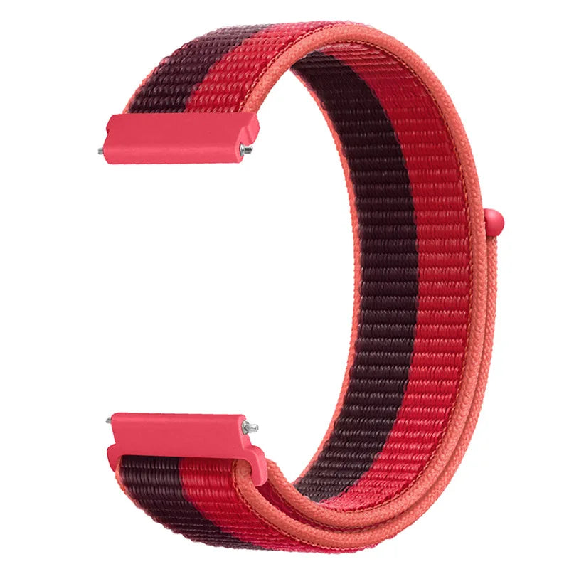 Nylon Loop Strap for Samsung Galaxy Watch 3/4/5/6/Gear S3 Wristband for Huawei Watch 4/GT-2-3-Pro/Amazfit GTR/GTS Belt
