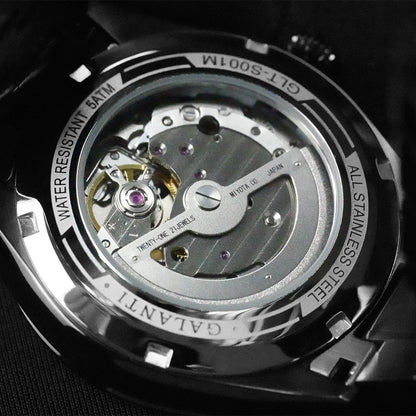 CADISEN Watch Man Automatic Mechanical Watches Man Blue Green Dial Stainless Steel Sapphire Glass MIYOTA 82S7 40mm Wristwatch