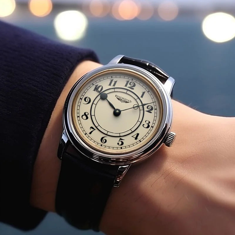 New Top Brand Man Wristwatch Luxury Business Waterproof Men Watch For Men Quartz Clock Leather Men's Watches reloj Handsome