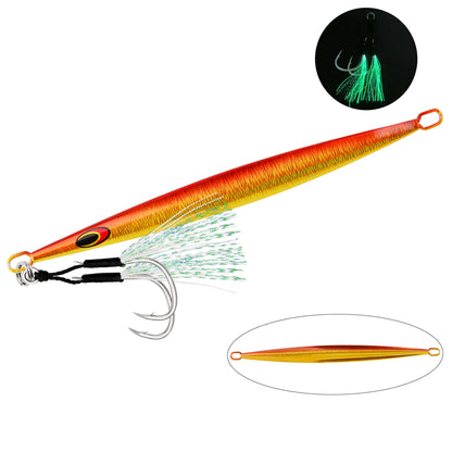 Metal Sea Fishing Jig Lure 200g 160g 100g 80g Switch Fast Sinking Metal Jig Jigging Bait