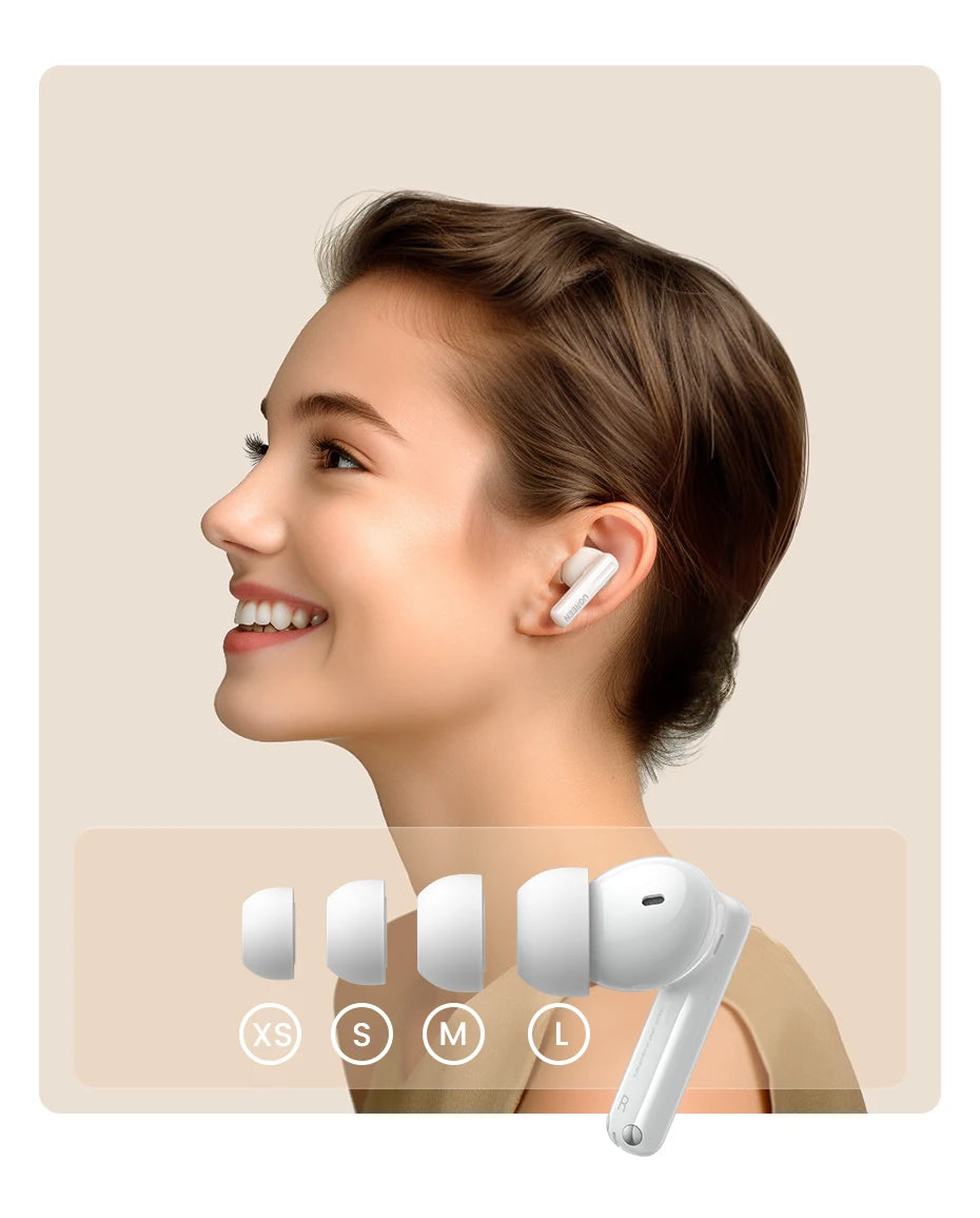 UGREEN HiTune ANC TWS Wireless Earbuds Active Noise Cancellation Hi-Res LDAC Bluetooth Earphones for iPhone 15 Pro Max