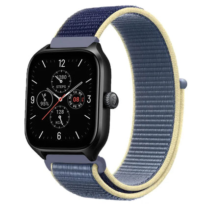 Nylon Loop Strap for Amazfit GTR 47mm/GTR2/2e/3/3 Pro/4/GTS/2/mini/3/4 Bracelet for Amazfit Balance/bip 5/Stratos 2 2S