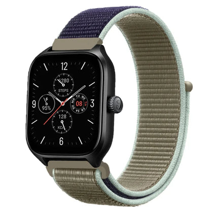 Nylon Loop Strap for Amazfit GTR 47mm/GTR2/2e/3/3 Pro/4/GTS/2/mini/3/4 Bracelet for Amazfit Balance/bip 5/Stratos 2 2S