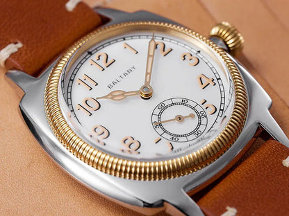 Baltany S4036F 36MM 1926S Oyster Tribute Watch Man Stainless Steel Waterproof Vintage Gold Bezel Automatic Mechanical Watches
