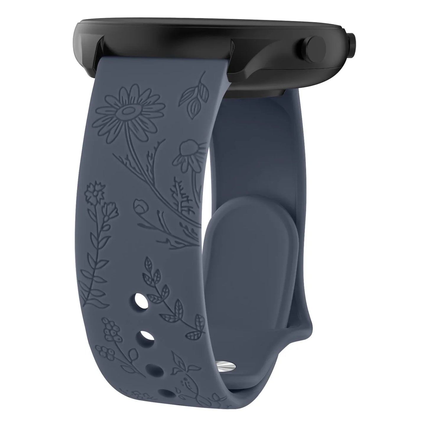 Flower Engraved Strap For Amazfit GTS/2/2e/3/4 GTS2 Mini/GTR 4/3/Pro/47mm/GTR2/2e/stratos 2/3/Bip Lite Band Bracelet