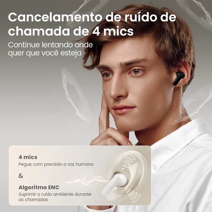 HAYLOU HQ5 ANC Wireless Earphones Bluetooth 6.0 Noise Cancellation Headphones Fast Charge Earbuds 4 Mic Sports Headset