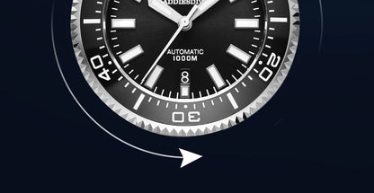 ADDIESDIVE Men's Diver's Watches 1000m Sapphire Glass Super Luminous Calendar NH35A Automatic Mechanical Wristwatch Luxury Watch
