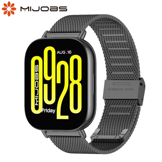 Metal Watchband For Xiaomi Redmi Watch 5 Active / 5 Lite Stainless Steel Replacement Strap Redmi Watch 5 Lite Wrist Bracelet