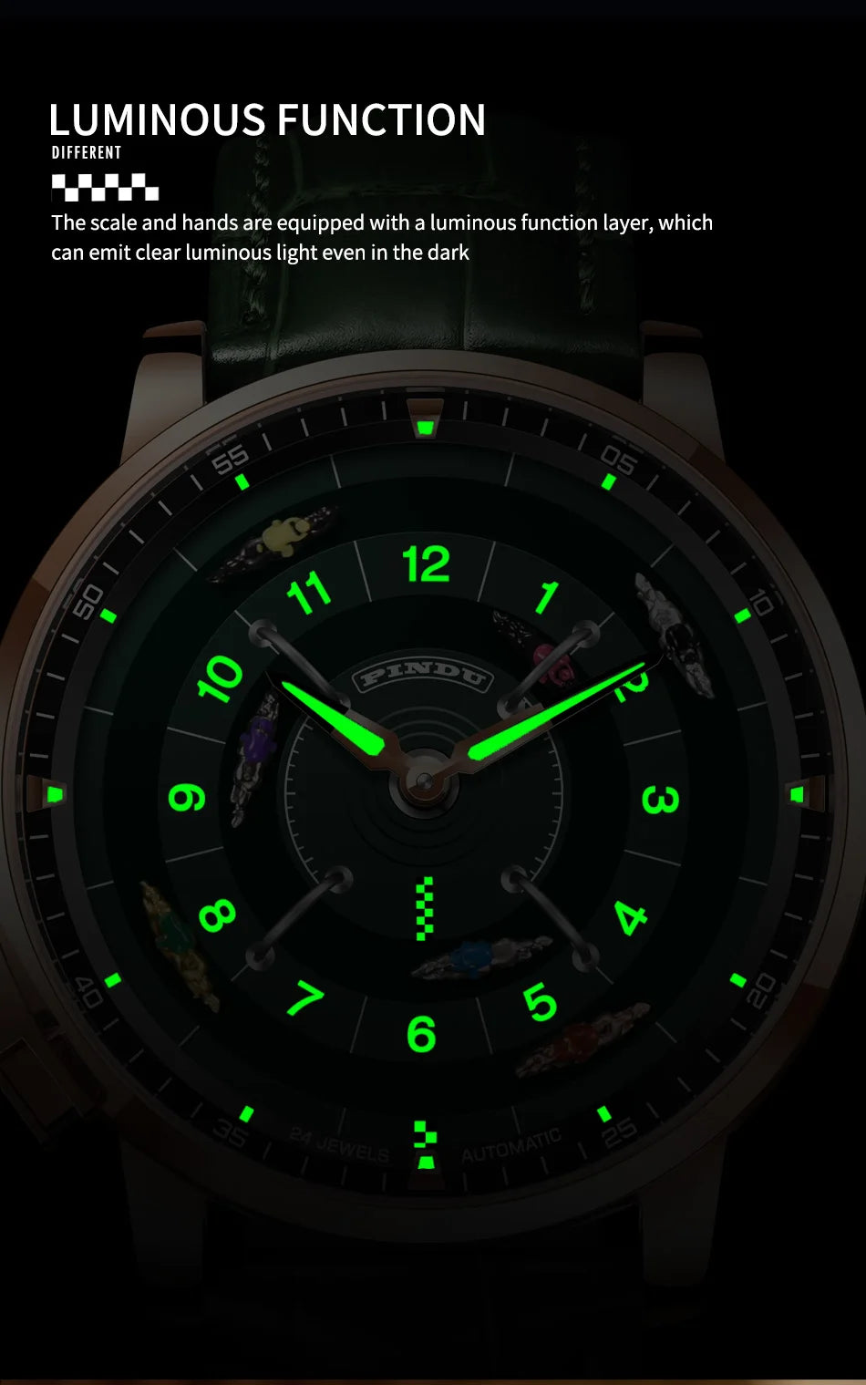 Pindu player horse racing series men's mechanical European roulette horse racing game fully automatic sports design party watch