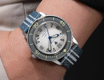 CADISEN Deep Explorer Automatic Mechanical Watch Man Canvas Strap Wristwatch MIYOTA  Luxury Luminous Waterproof Watches