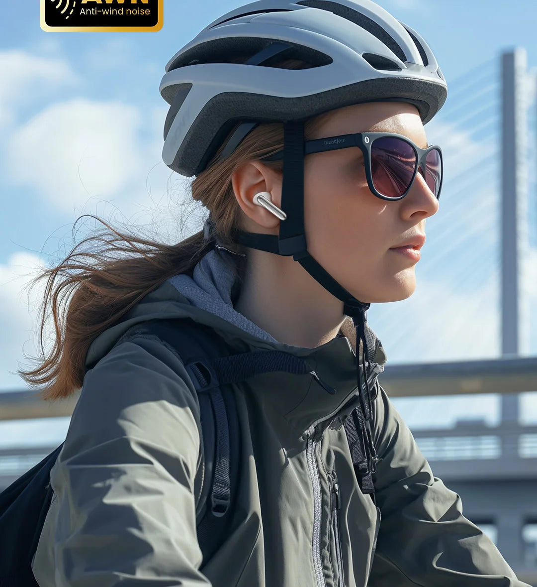 HAYLOU Mori Pro Bluetooth 5.4 Earphones Wireless  43dB Adaptive Noise Cancellation Earbuds 6 Mic Headphones 28H Battery Life