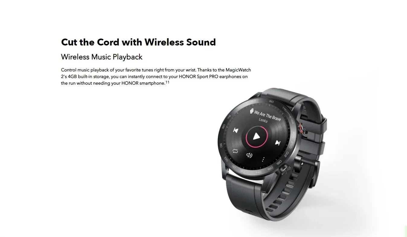 HONOR MagicWatch 2 Smart Watch1.39 Inch Bluetooth Blood Oxygen Monitoring Waterproof 14 Days Battery Life Sports Fitness Tracker