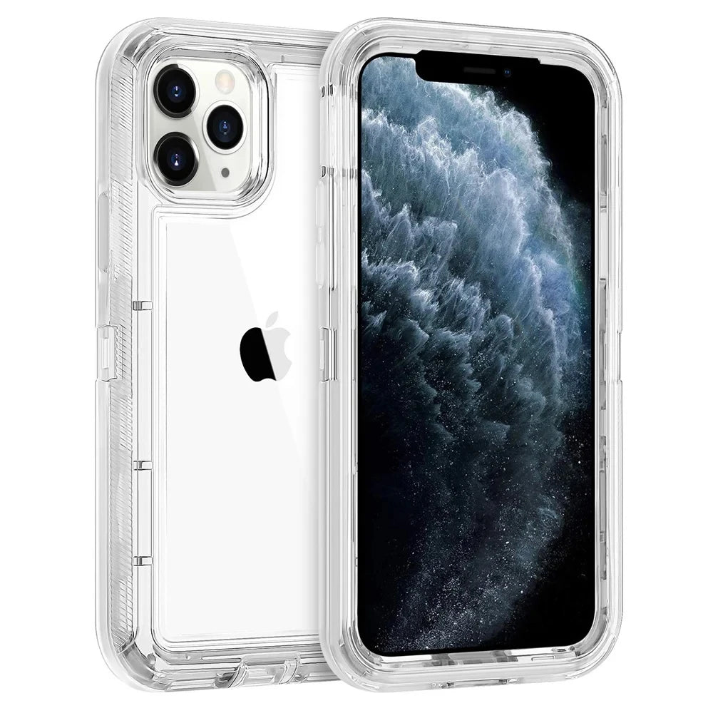 For iPhone 17 16E 15 14 16 PLUS 11 17 Pro MAX MINI 17 Air Phone Case Heavy Duty Hybrid Rugged Shockproof Armor Hard Cover