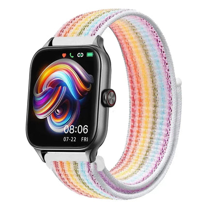 Nylon Loop band For Amazfit GTS 4/2/3pro/2e/GTS2 Mini/GTR 4 42mm/47mm/GTR2/2e/stratos belt bracelet Amazfit bip 20mm 22mm strap