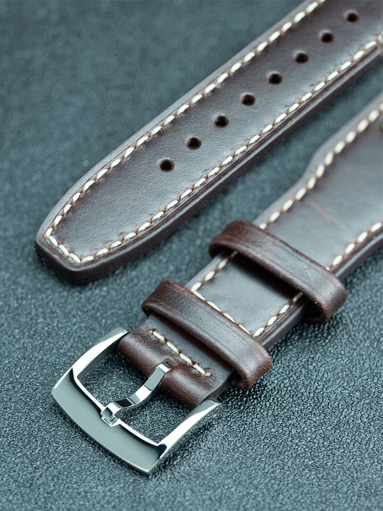 Hruodland F016 Pilot Watch Seagull Movement Mechanical BGW-9 Luminous Sapphire Crystal F016 Turbine 43mm Men Retro Pilot Watch