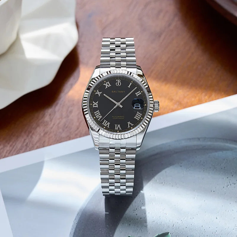 Baltany 39mm Dress Watches for Men S4094 10ATMWaterproof NH35 Automatic Luxury Watches Man DJ Homage Mechanical Wristwatches Man