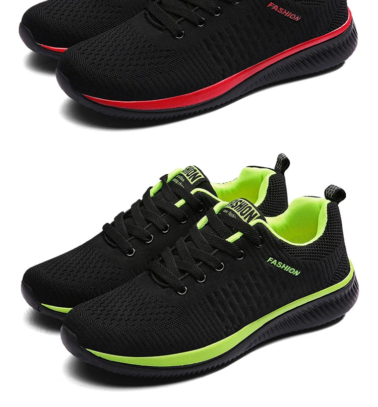 Sneakers Men Running Walking Knit Shoes Fashion Casual High Quality Sport Athletic Gym Lightweight Men Casual Shoes