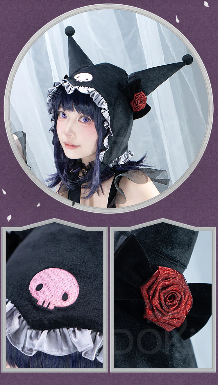 Kitagawaa Marinn Cosplay Costume Anime Cosplay【S-2XL】Women Halloween Cute Lolita Dress Kuroee Shizukuu Plus Size