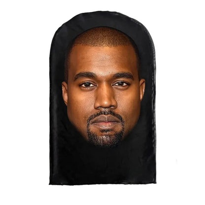 3D Printed Seamless Ronaldo Kanye Mask Hat Cosplay Facial Mask Party Cosplay Props Mascaras Halloween Mask