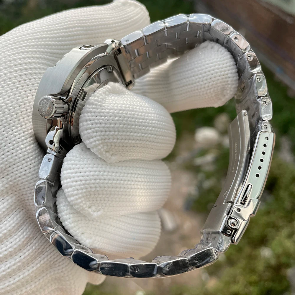 STEELDIVE SD1975 Mens Automatic Watches Men Dive Watch 300m Waterproof Mechanical Wristwatch C3 Luminous Clock Sapphire Mirror