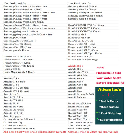 band For Amazfit GTS/4/2/2e/3 GTS2 Mini/GTR 4/3/Pro/47mm/GTR2/2e/stratos 2/3 Bracelet Amazfit Bip 6 5 Printed strap