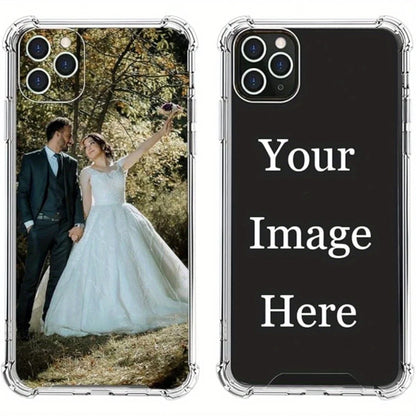For iPhone 17 16 16E 15 14 13 12 11 Pro Max Air Mini SE 2020 2022 X XS XR 6 7 8 Plus DIY Custom Couple Photo Shockproof Cases