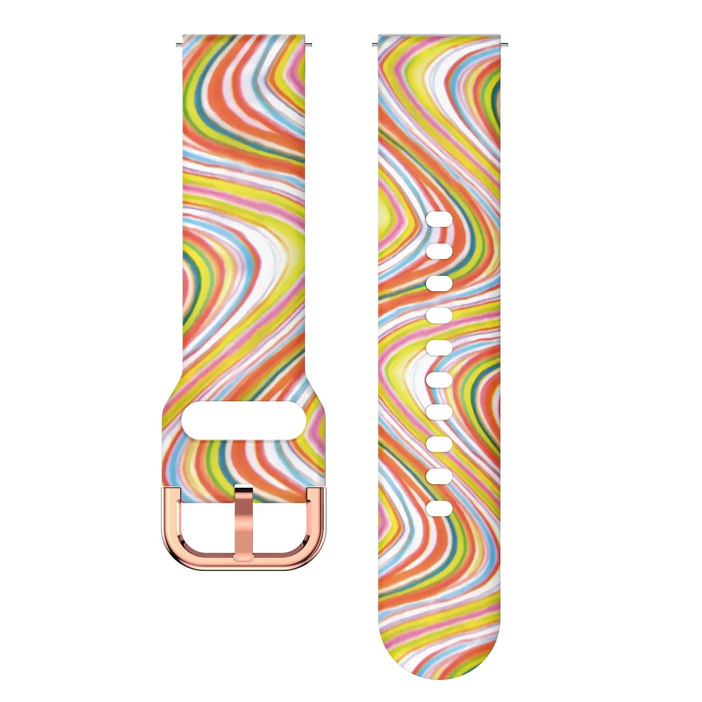 band For Amazfit GTS/4/2/2e/3 GTS2 Mini/GTR 4/3/Pro/47mm/GTR2/2e/stratos 2/3 Bracelet Amazfit Bip 6 5 Printed strap