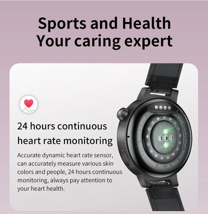 KUMI GT6 Pro 1.3" 360*360 AMOLED Smart watch 100+Sport Modes IP68 waterproof Bluetooth call Sleep Healthy Monitor for iOSAndroid