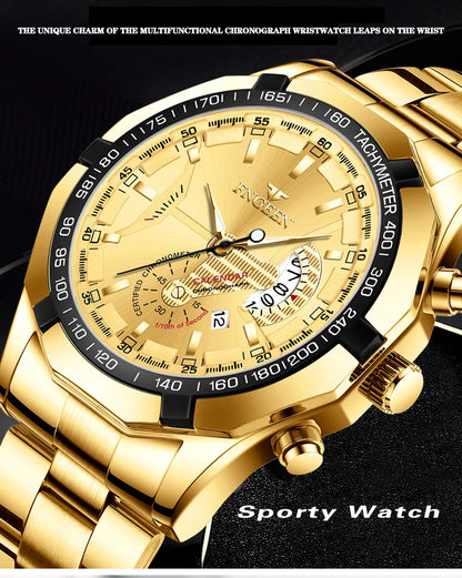 Brand Luxury Watch Fashion Casual Military Quartz Sports Wristwatch Full Steel Waterproof Men's Clock Relogio Masculino