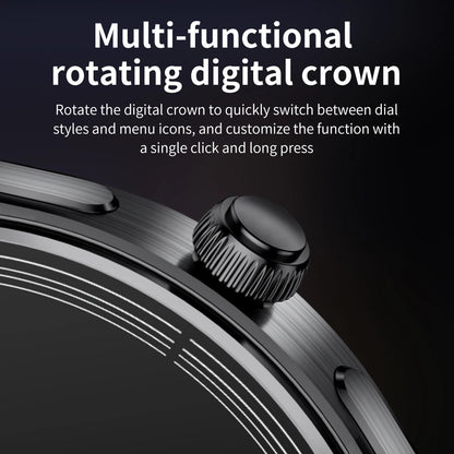 KUMI GT5 Max Smartwatch 1.39inch IPS Full Screen Men Women Bluetooth Call 100+ Sport Heart Rate Tracker IP68Waterproof