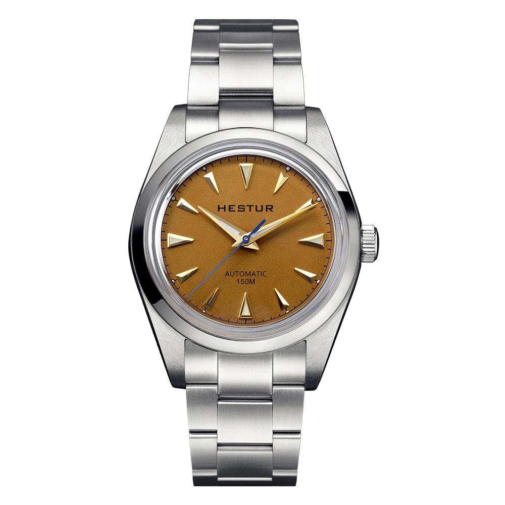 Hestur Luxury Men's Watch Automatic mechanical 36mm Miyoda 9015 15Bar Waterproof Vintage reloj hombre Sapphire Glass wrist Watch