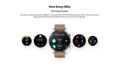 HONOR MagicWatch 2 Smart Watch1.39 Inch Bluetooth Blood Oxygen Monitoring Waterproof 14 Days Battery Life Sports Fitness Tracker