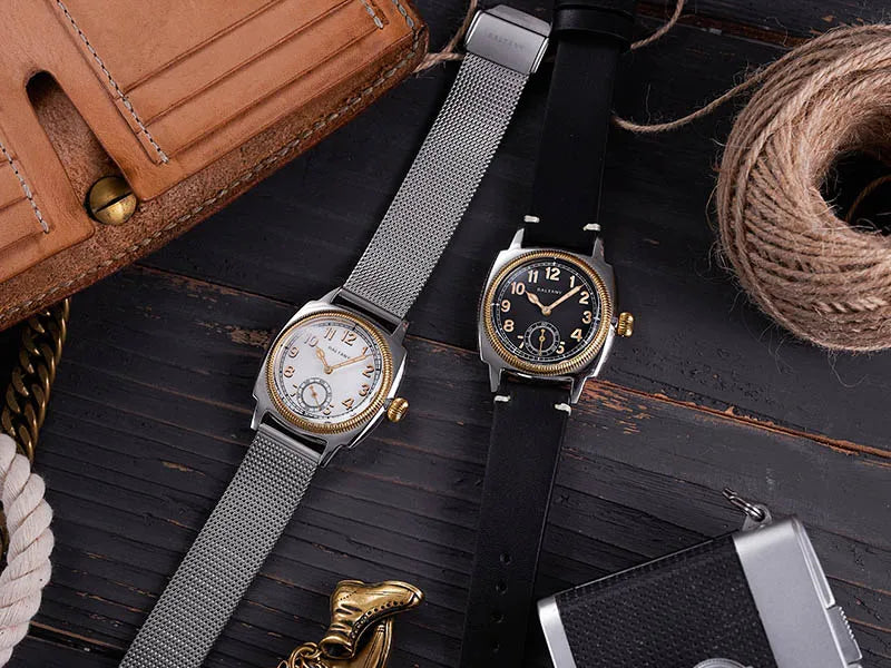 Baltany S4036F 36MM 1926S Oyster Tribute Watch Man Stainless Steel Waterproof Vintage Gold Bezel Automatic Mechanical Watches
