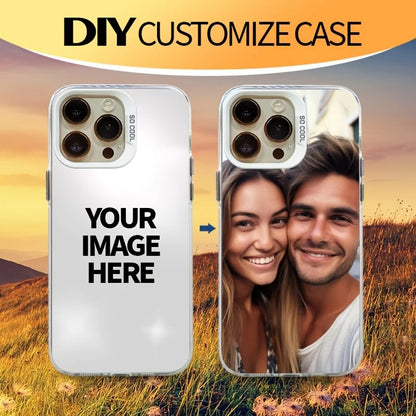 For iPhone 17 16 15 14 13 12 11 Pro Max Mini SE 2020 2022 XS XR 7 8 Plus DIY photo design customized case IMD Shockproof Cover