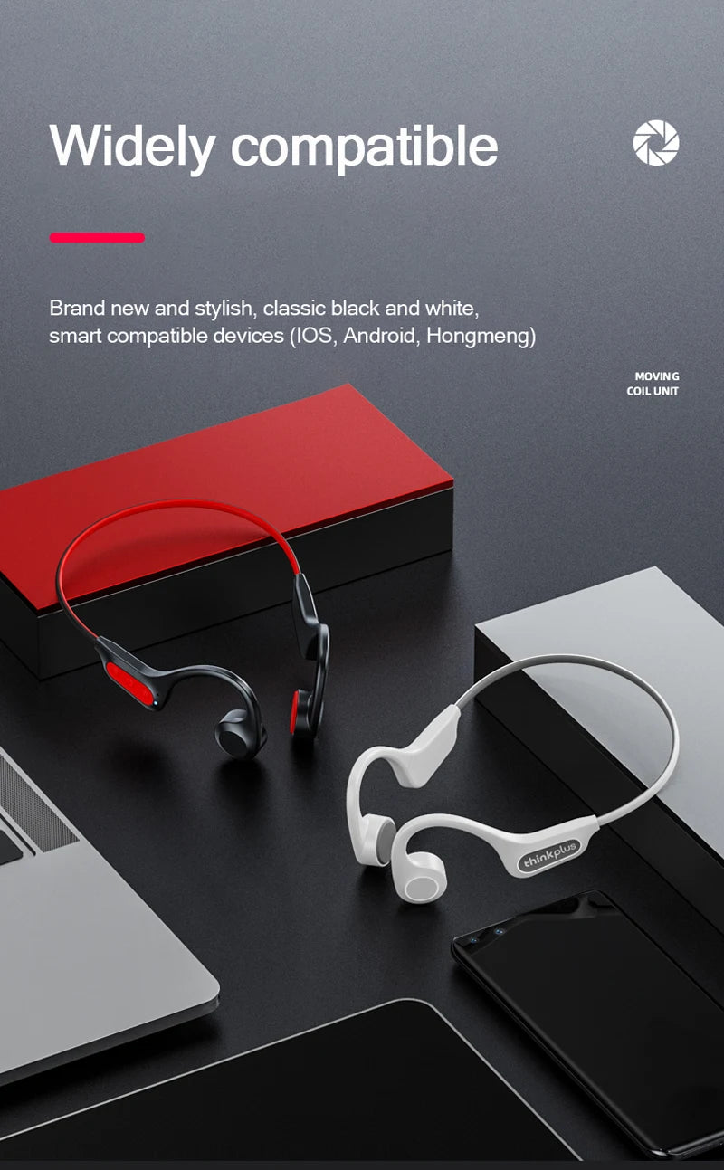 Lenovo X3 Pro Bone Conduction Headphone Bluetooth 5.3 Wireless Headset Waterproof Ear Hook Sports Earphones With Mic