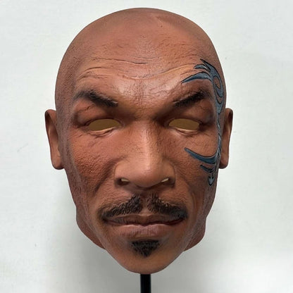 Mike Tyson Mask Man Boxing Champion Realistic Head Cover Fancy Dress Party Halloween Carnival Celebrity Cosplay Costume Props